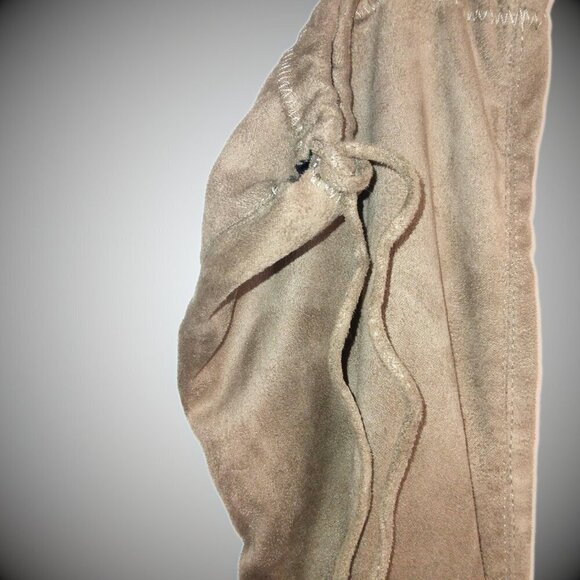 CAPE ROBBINS WOMEN'S SUEDE KHAKI THIGH HIGH BOOTS - SIZE 8 - Picture 4 of 5